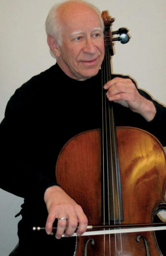 Jerry Kessler ’63’s cello can be heard on many TV and film soundtracks. Photo: courtesy Jerry Kessler ’63